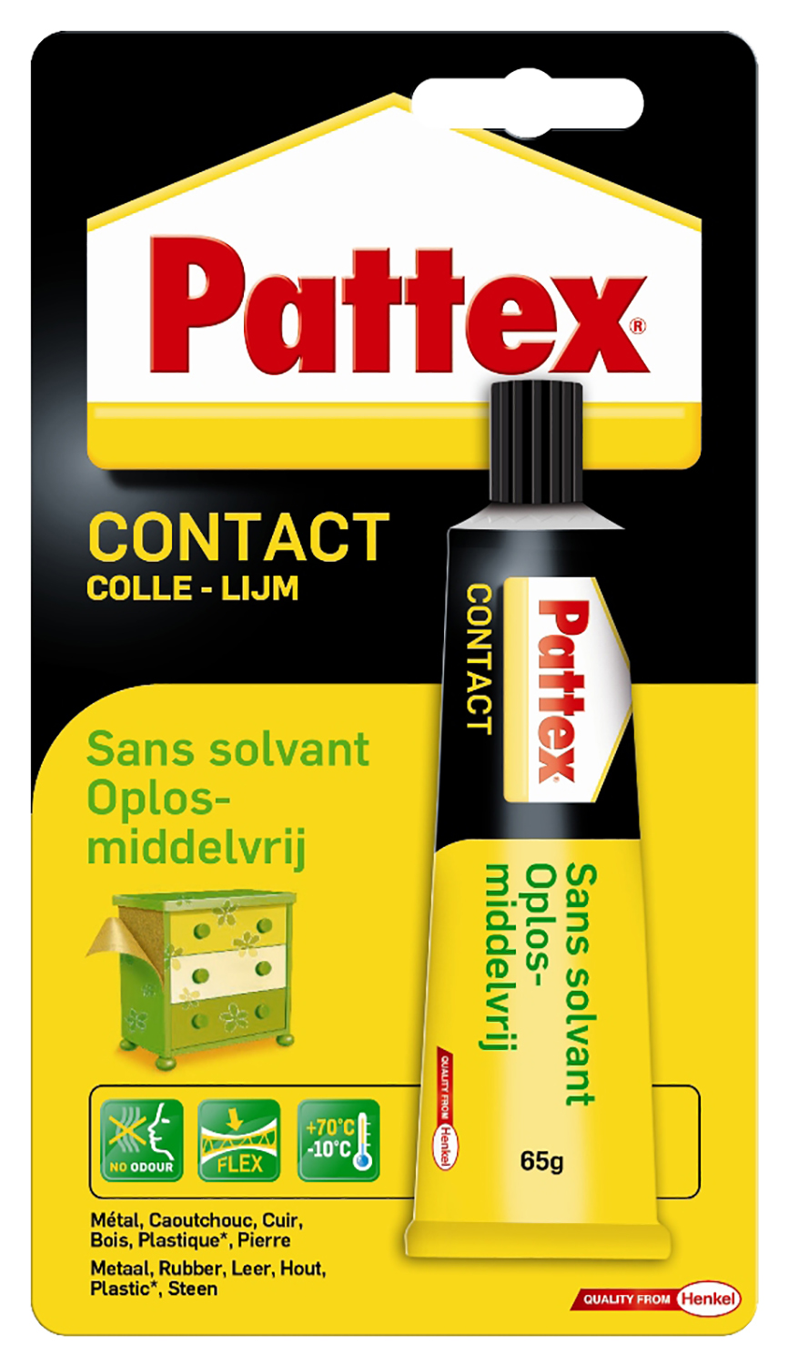 Colle Contact sans solvant 65g - PATTEX